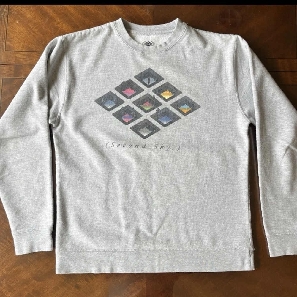 Porter Robinson Second Sky 2019 Grey Crewneck Size M